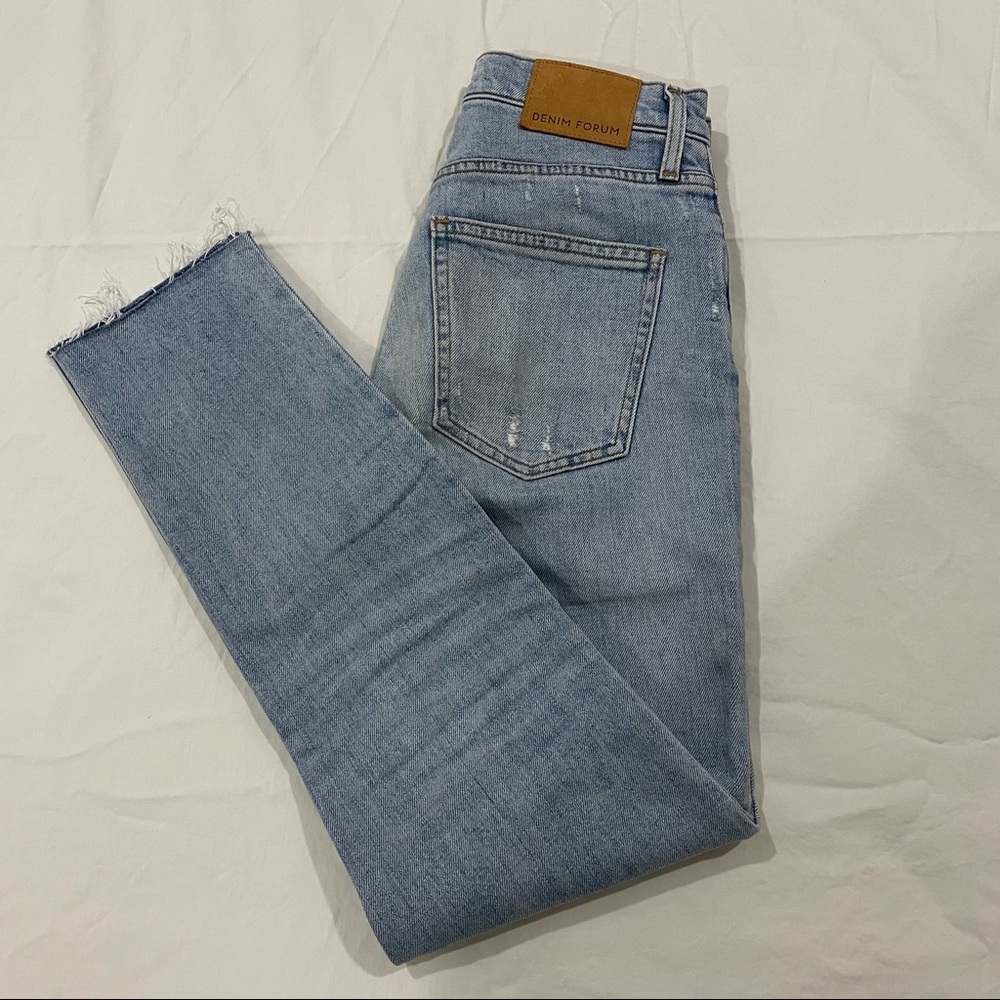 【Artrizia】Denim Forum High Rise Slim Jeans - Picture 5 of 7